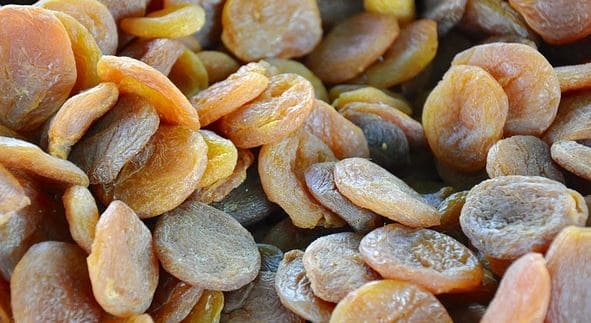 Which fruits are rich in iron