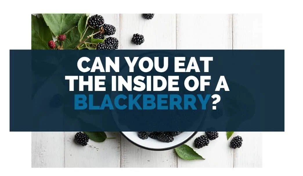 can you eat the inside of a blackberry