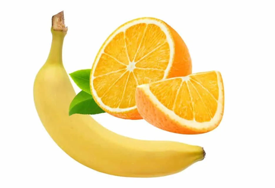 Bananas versus citrus fruits nutrition