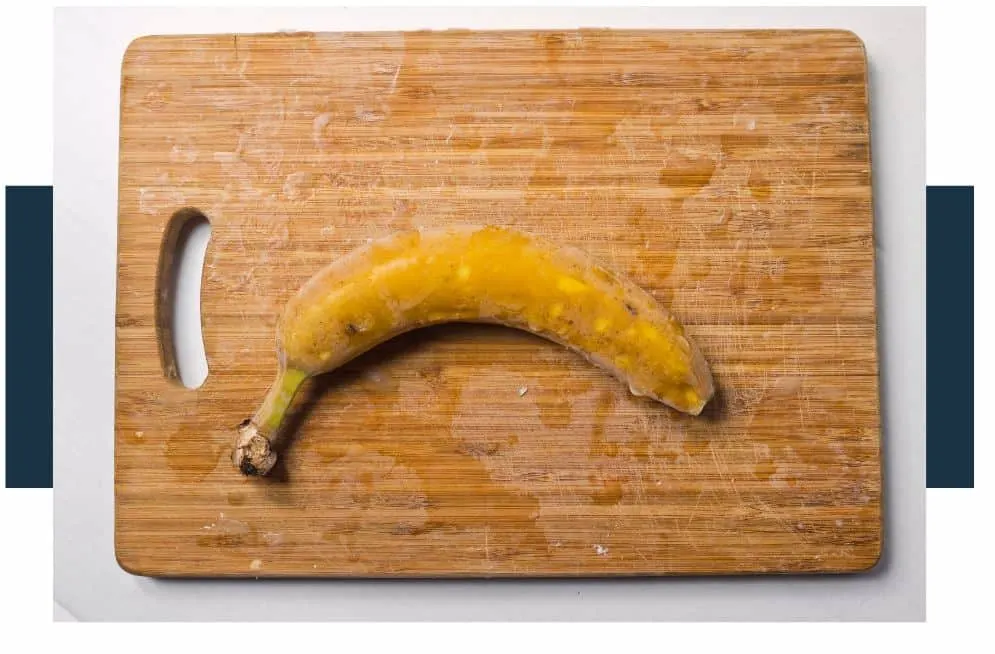 When you freeze bananas