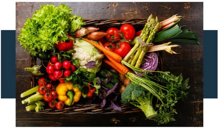 eating only vegetables