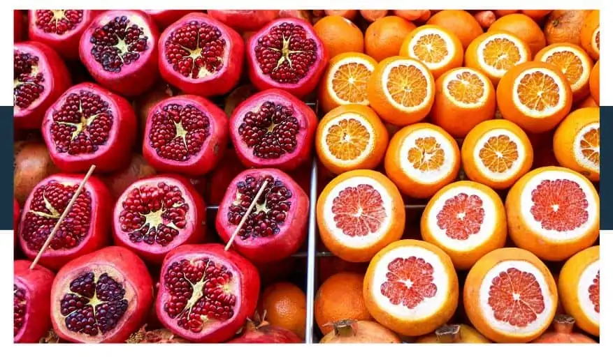 Pomegranates may not be a citrus fruit