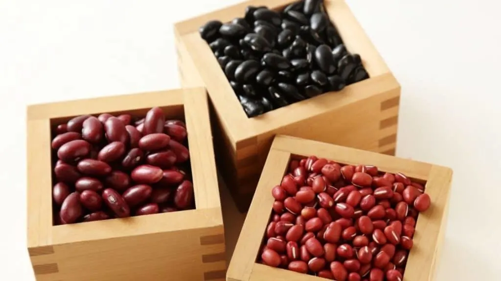 Are beans high in starch compared to other starchy foods