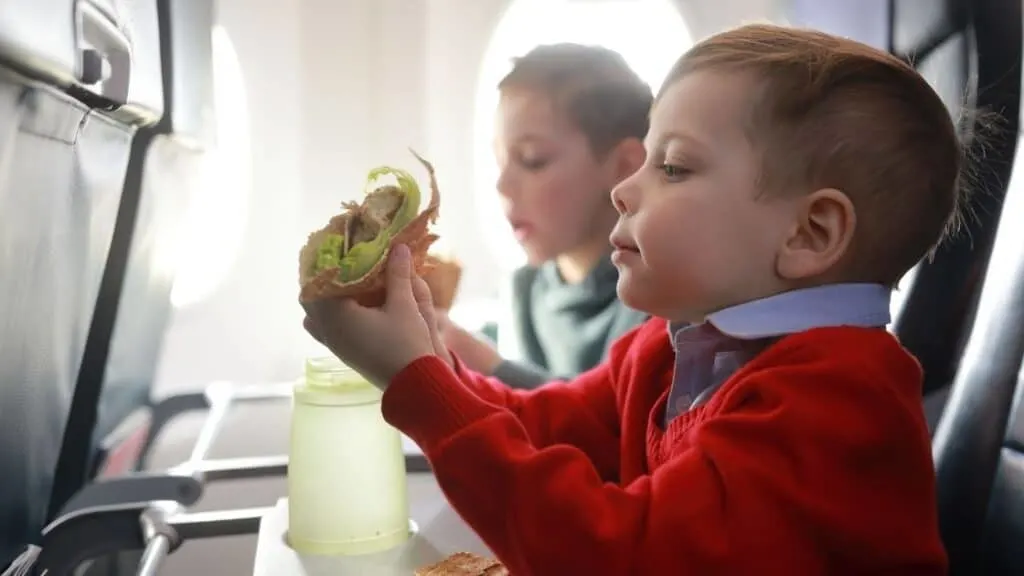 Can I eat my own snacks on a plane