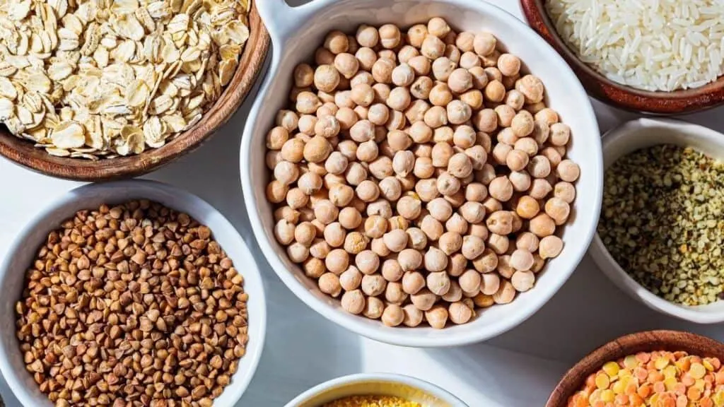 What are legumes and whole grains