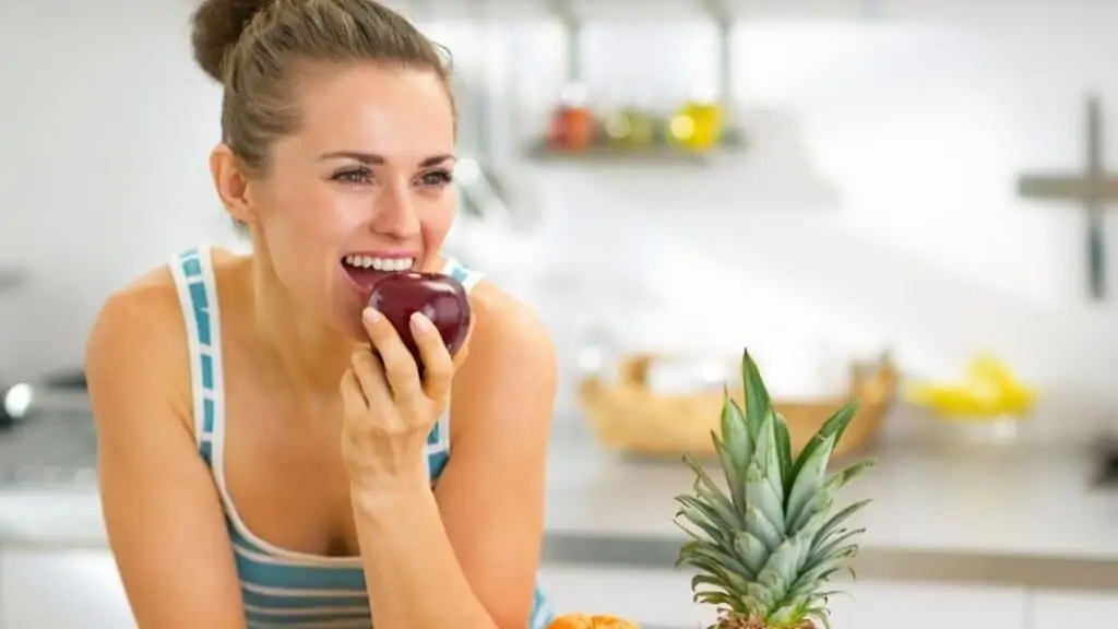 Why do I poop after eating an apple