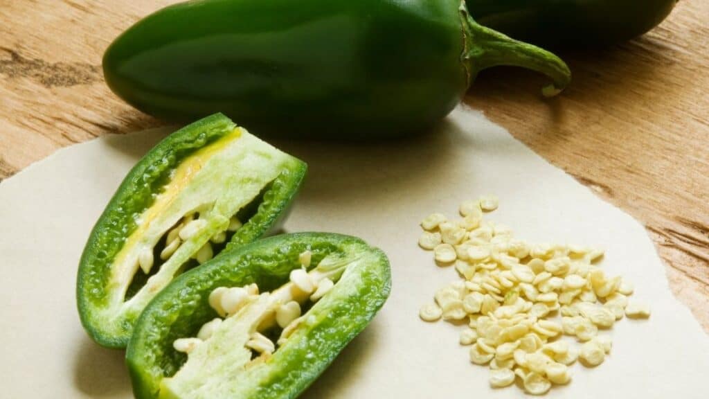 Why remove seeds from peppers