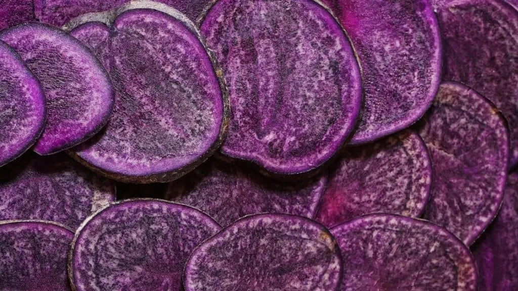 How many calories are in a purple potato