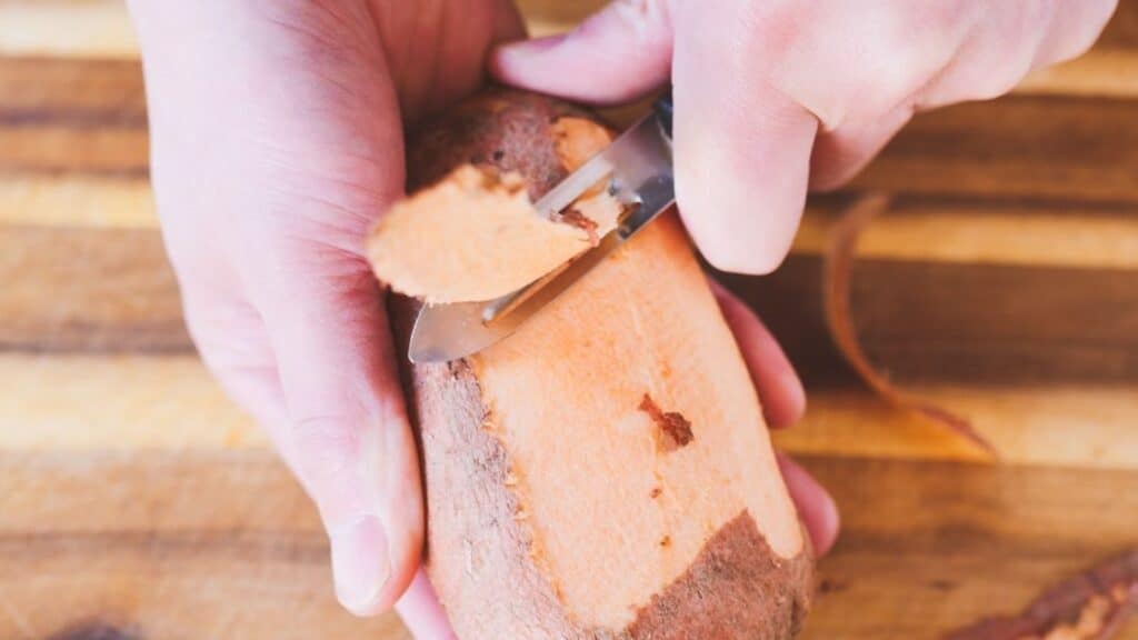 How long do sweet potatoes last once peeled