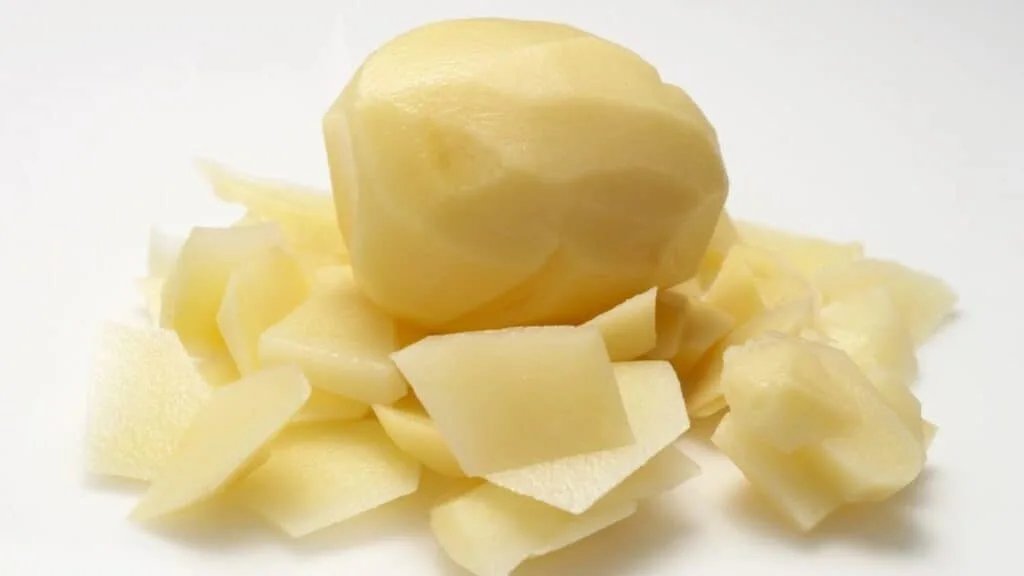 How much fiber is in potatoes without skin