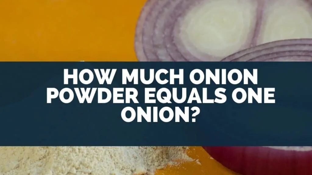 How Much Onion Powder Equals One Onion