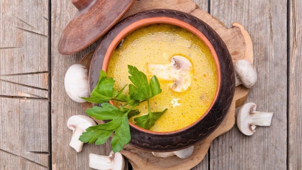 Is mushroom soup good for acidity