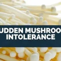 Sudden Mushroom Intolerance