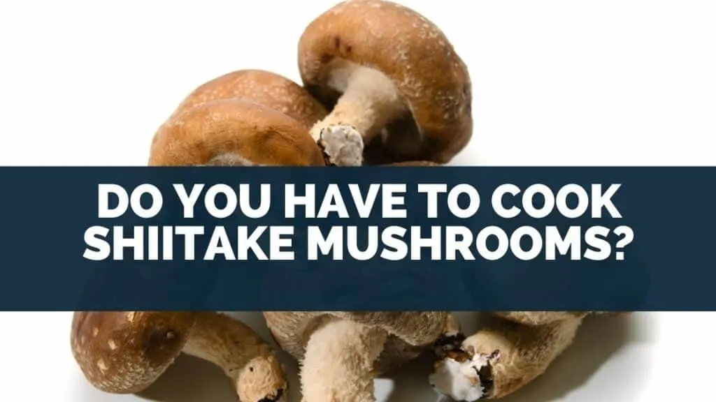 Do You Have To Cook Shiitake Mushrooms