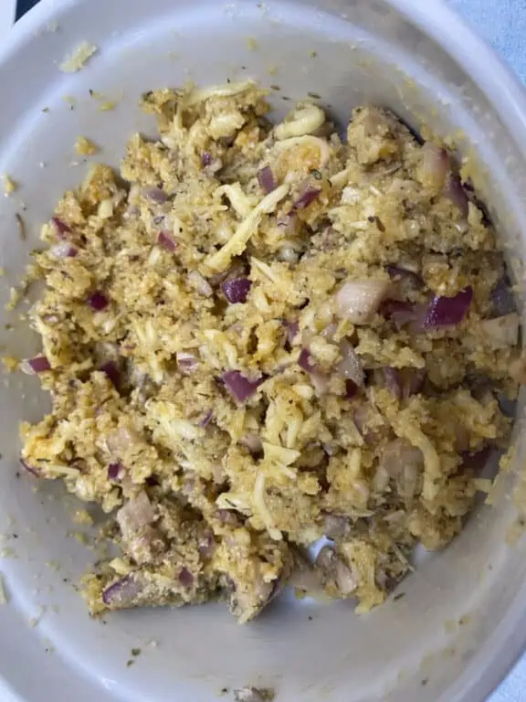 stuffed mushroom preperation