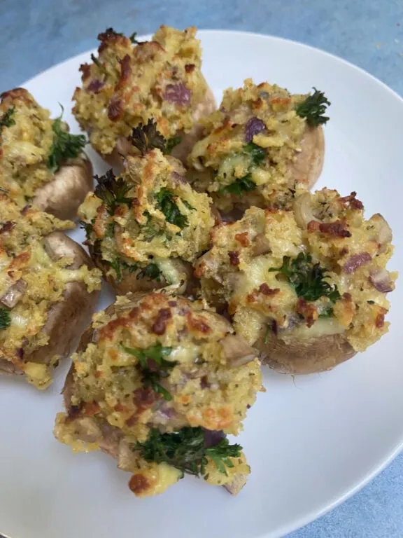 vegetarian stuffed mushroom recipe