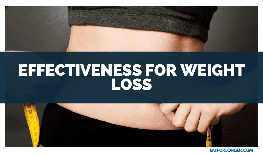Effectiveness for Weight Loss