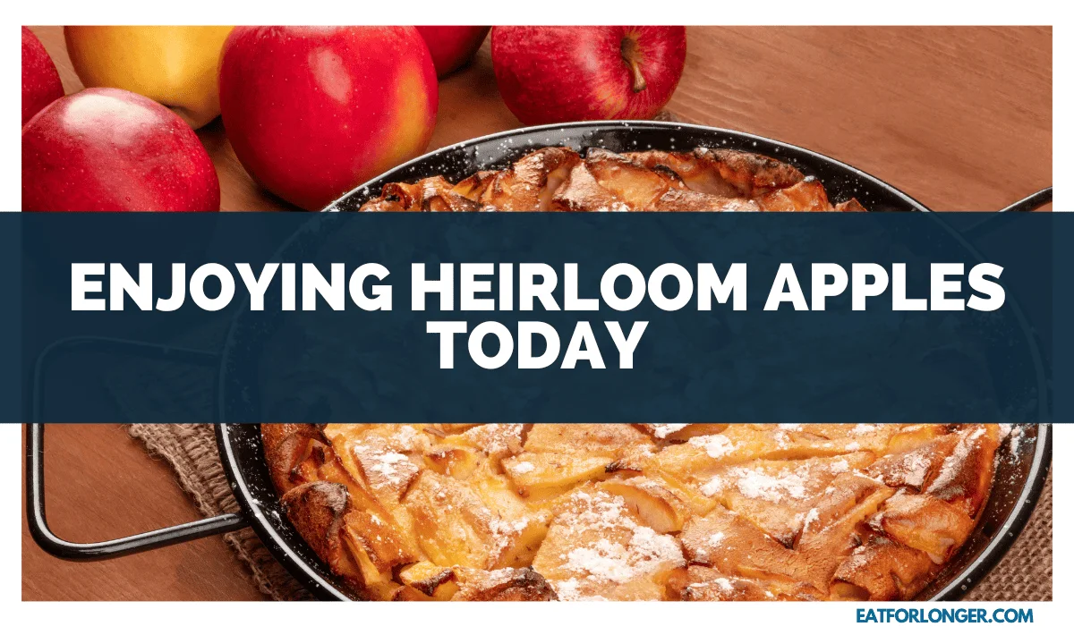 Enjoying Heirloom Apples Today