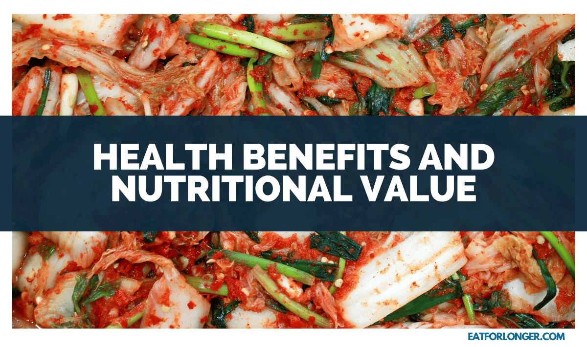 Health Benefits and Nutritional Value