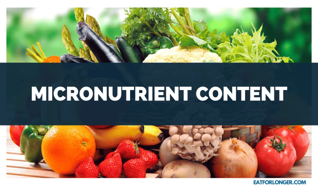 Micronutrient content