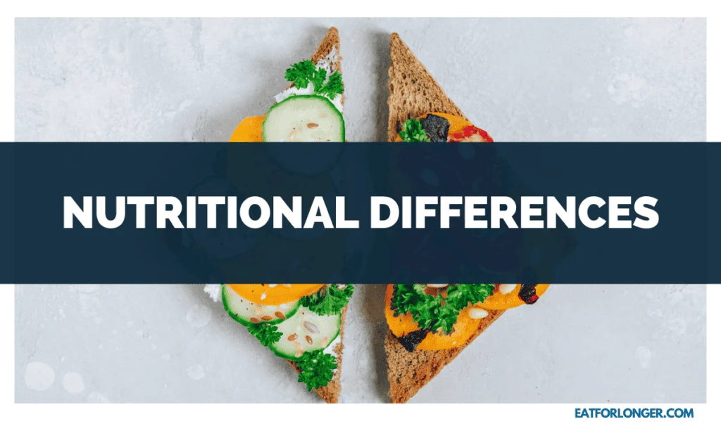 Nutritional Differences