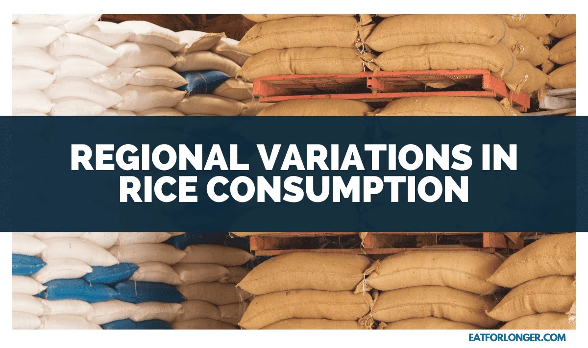 Regional Variations in Rice Consumption
