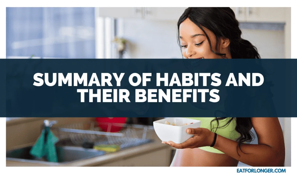 Summary of habits and their benefits