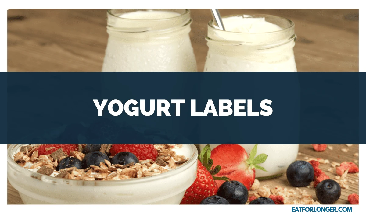 Yogurt Labels