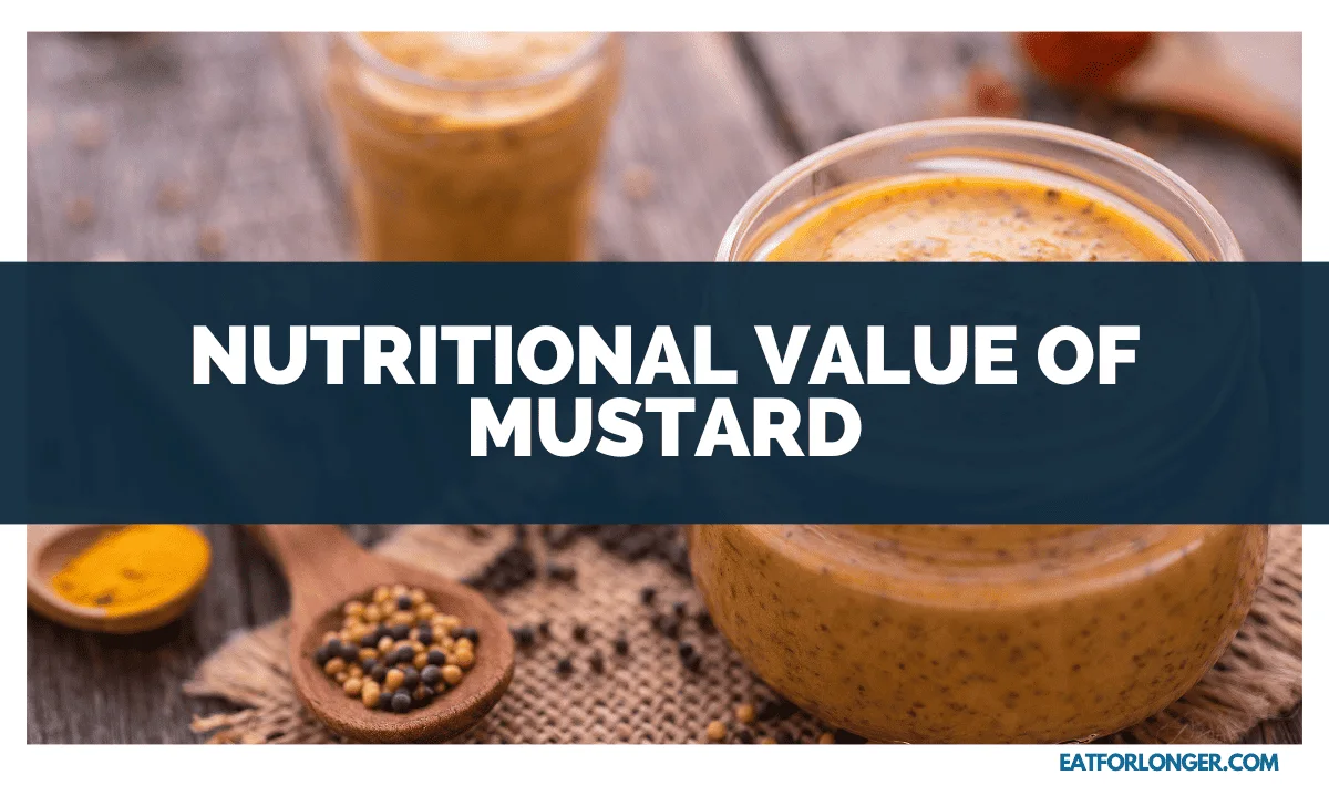 Nutritional Value of Mustard