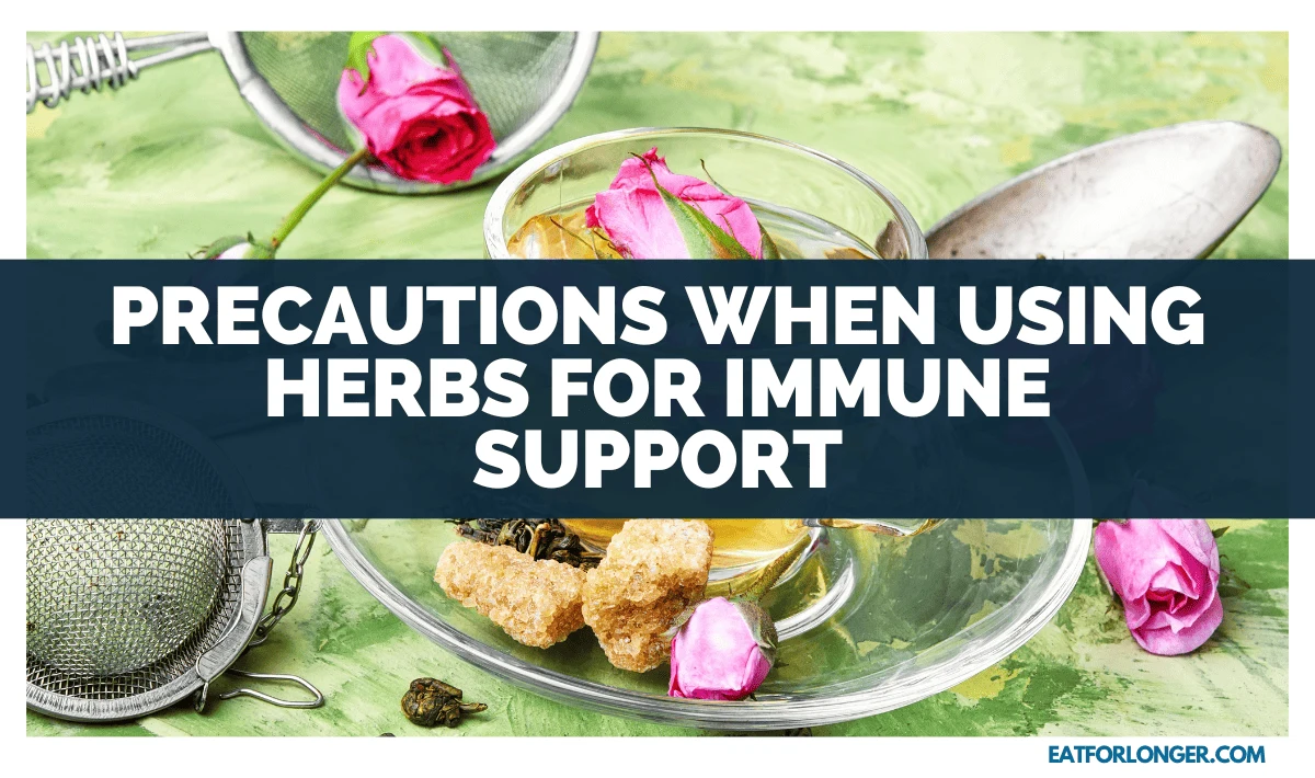 Precautions When Using Herbs for Immune Support