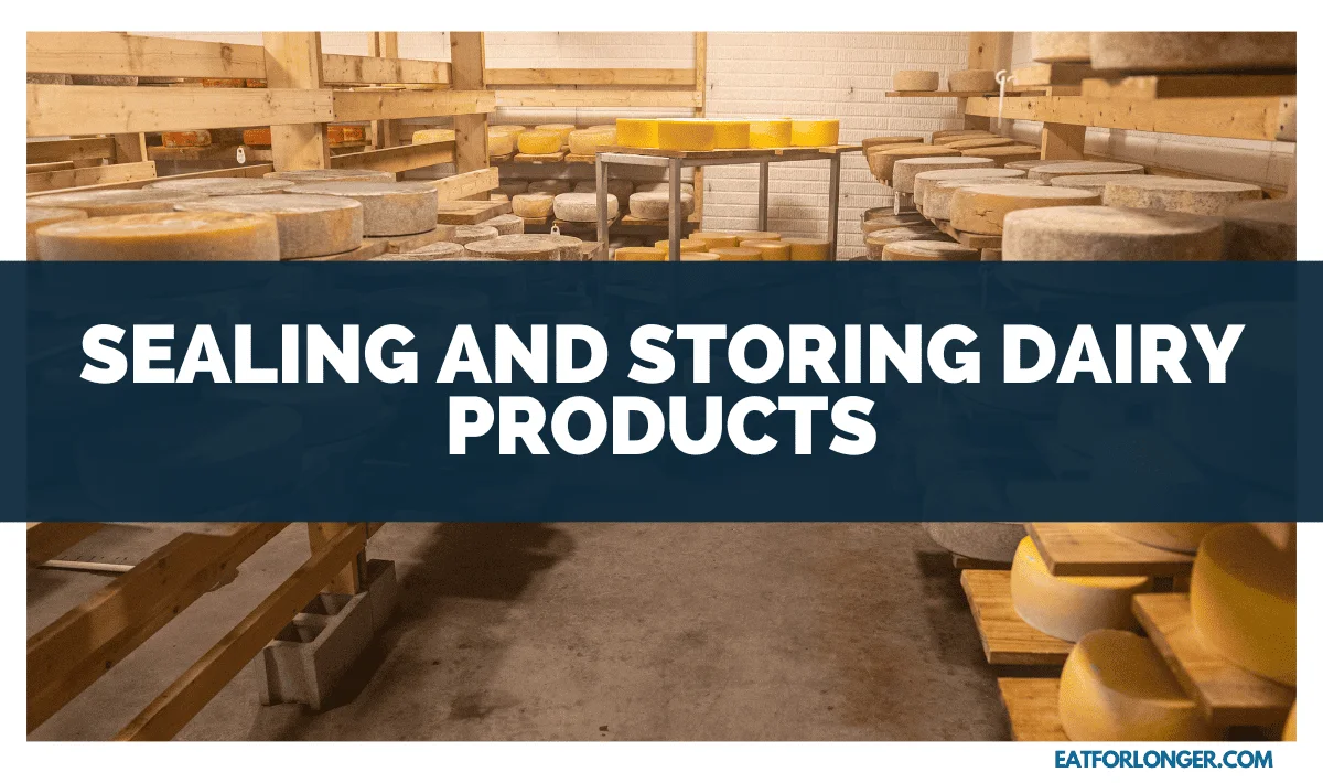 Sealing and Storing Dairy Products