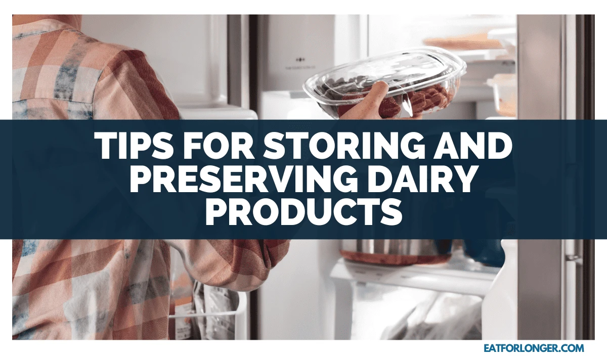 Tips For Storing And Preserving Dairy Products